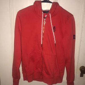 Red Tommy Hilfiger jacket
